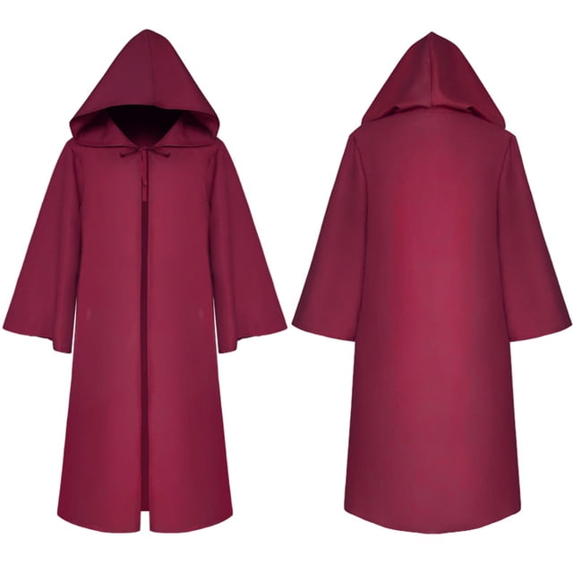 Kids Costumes Capes Cloak with Hood for Halloween Party Children's Halloween Dress Up Cold Cloak Hooded Sleeve Cloak Jacket