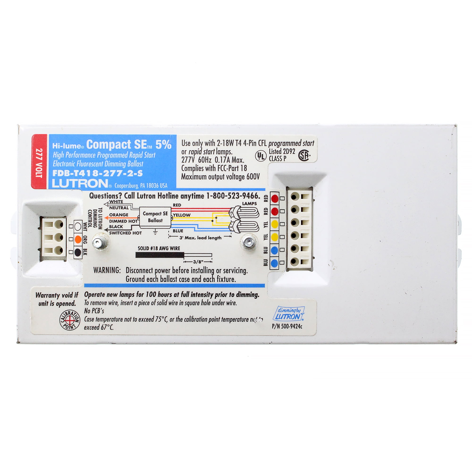 Business NEW LUTRON FDBT4182772S DIMMING BALLAST Lighting Ballasts