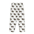 thumbnail image 5 of Goofa Dachshund Dog Printed Soft Pajama Pants for Women, Wide Leg Comfy Casual Lounge Yoga Pants-Large, 5 of 9