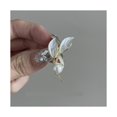 thumbnail image 3 of Fashion Tulip Leaf Pearl Brooch Pin for Women CZ Zircon Plant Clothing Coat Wedding Jewelry Party Accessries Gifts, 3 of 3