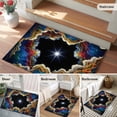 thumbnail image 6 of Rock Cave Washable Small Entryway Area Rugs 2'x3', Star Clouds Canyon Nature Abstract Low Pile Throw Rug Non-Slip Sturdy Edge Binding Carpet for Front Door Floor Room Entry, 6 of 9