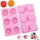 thumbnail image 1 of 1 Pack Rose Soap Silicone Molds 3D Rose Flower Cake Fondant Molds Hot Chocolate Bomb Mold Silicone Baking Molds for Homemade, 1 of 4