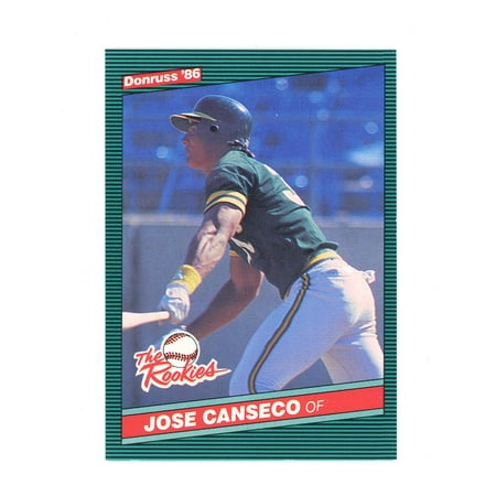 1986 Jose Canseco Rookie Card - 1986 Donruss The Rookies #22 Jose Canseco Oakland Athletics Rookie Card