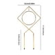 thumbnail image 5 of Soporte metálico para plantas, soporte redondo de metal para plantas, enrejado para plantas trepadoras, inoxidable, tamaño pequeño, para plantas de interior en maceta, plegable, estructura, 5 of 7
