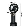 LMEEOR Fan Clearance Digital Screen Display Small Fan that Can Be Straighten or Tilted to Blow