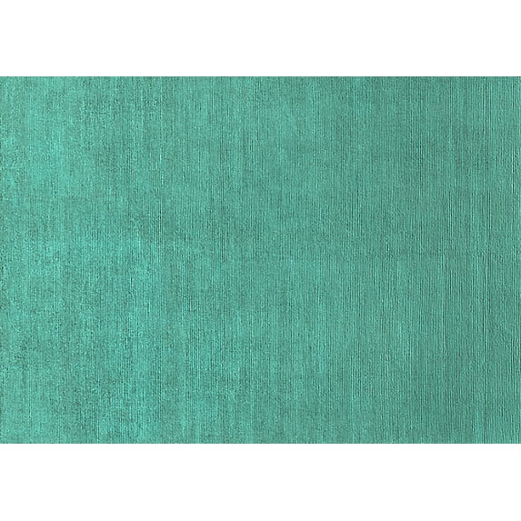 Ahgly Company Indoor Rectangle Oriental Turquoise Blue Industrial Area Rugs, 2' x 5'