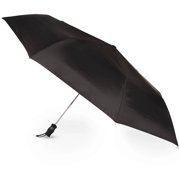 totesport Golf Sized Automatic Compact Umbrella, Black, One Size