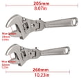 thumbnail image 2 of AOOOWER Multifunctional Ratchet Wrench with 180° Rotating for Head Tool Steel Crescent Wrenches for Repair Bath Hydroelectric, 2 of 10