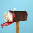 thumbnail image 6 of Kdxio Magnetic Mailbox Cover 25.5x21 in Mailbox Cover Outdoor Decoration Holiday Mailbox Covers for Home Garden Yard-25.5x21 in, 6 of 8