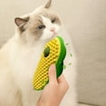 thumbnail image 3 of Vacemry Under $5 Pea Cat Groomer with Replacement Ball, Self-Scratching Relief Toy, Interactive Pet Massage Brush, Catnip Infused Grooming Tool, Feline Entertainment, 3 of 6