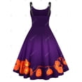 thumbnail image 2 of Vestido de talla grande con correas de Halloween con estampado de calabaza Rosegal  Suéteres Cárdigans, 2 of 5