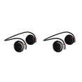 thumbnail image 2 of Sidaley Auriculares deportivos inalámbricos compatibles con Bluetooth, auriculares estéreo, reproductor de música Mp3, auricular, ranura para tarjeta negro 2piezas, 2 of 5