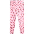 thumbnail image 6 of Sweet & Sassy Girls Pajama Set Super Soft Sleep Shirt and Pajama Pants Scrunchie 4 Piece, 6 of 7