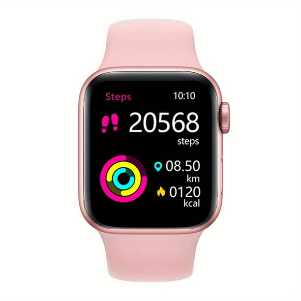 Reloj Inteligente Cuadrado Rastreador De Actividad Fisica Multifuncional De 3 91 Cm Con Frecuencia Cardiaca Presion Arterial Calorias Monitoreo