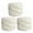 White, variant on EHJRE 3 Skeins Chunky Chenille Yarn 70M Long for Throw Blanket Crocheting Knitting Coffee