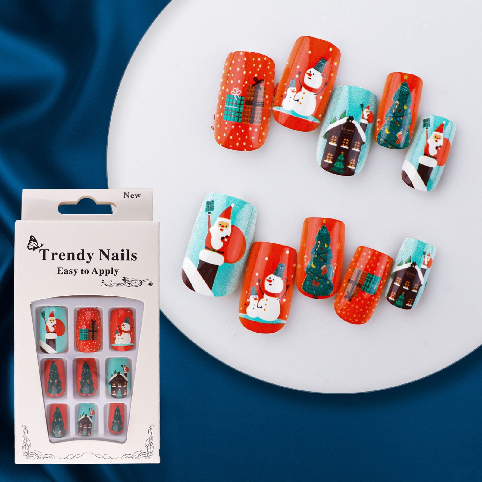 Clear Nail Full Cover Tips Acrylic Nail Stickers Medium Coffin Nails Clear Jelly Nails on Coffin Clear Nail Stamper Ballerina Nails Full Cover Short Length Clear on Nails Holder Glass Nail
