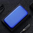 thumbnail image 5 of Compatible With Oukitel C25 Carbon Fiber Pattern Premium Flip Case With Card Holder Magnetic Closure, 5 of 5