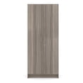 thumbnail image 5 of Tot Mate 72" Double Door Contemporary Wood Composite Tall Cabinet in Gray, 5 of 7