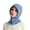 Navy, variant on Neck Gaiter with Snap Closure | Winter Scarf & Hat Combo for Skiing, Motorcycling & Outdoor Under 5$, Hontri Women Elastic Knitted Scarf Hat Beanie Fleece , Beige, One Size