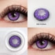 thumbnail image 1 of Lentillas de colores para Cosplay, lentes de contacto para Halloween, azul, uso anual, 14mm, OVOLOOK-2pcs/par, 1 of 4