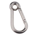 thumbnail image 1 of 2x Mosquetón de material acero inoxidable Clips de gancho a de Llavero con hebilla de enlace Cola  Mosquetón de acero inoxidable, 1 of 8