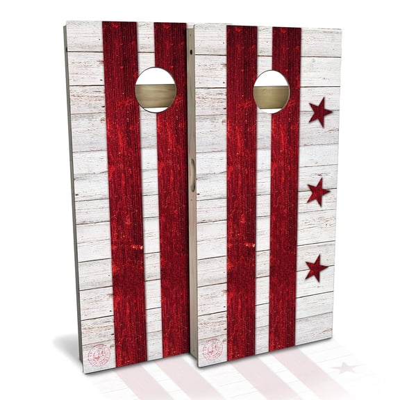 Skip's Garage | Washington DC Cornhole Board Set | Includes Boards & Bags | Choose Your Size & Accessories