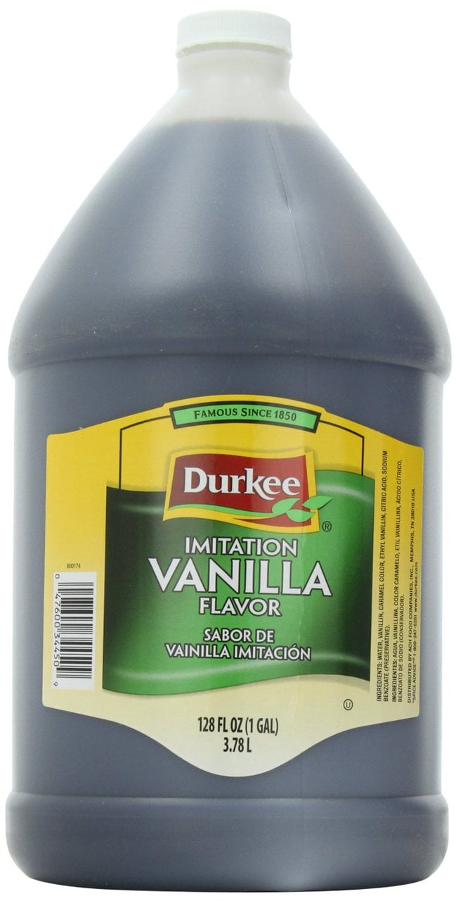 4 PACKS Durkee Vanilla Flavor Imitation, 128Ounce