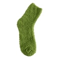 thumbnail image 4 of Tiqkatyck Compression Socks Clearance, Women's Solid Color Furry Comfortable Slipper Socks Warm and Soft Winter Plush Home 5Pc Sleeping Socks Warm Socks Compression Socks for Women Army Green A, 4 of 4