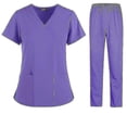 thumbnail image 1 of Uniformes Médicaux en Tissu à Manches Courtes pour Femmes Infirmières, 1 of 5