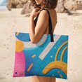 thumbnail image 5 of Color Wave Point Geometry Waterproof Picnic Blanket with Foldable Zipper, Suitable for Outdoor Use, Suitable for Travel, Camping, Beaches, Parks, Grasslands, Picnic Blanket Accessories, 5 of 8