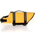 thumbnail image 1 of XS, Chaleco salvavidas para perros, abrigo de seguridad, chaleco salvavidas flotante para natación con asa, cachorro, perro grande, amarillo JM, 1 of 4