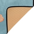 thumbnail image 4 of Clouds Pattern 80''x58'' Extra Large Plush Memory Foam Rug, Soft, Absorbent, Non Slip, 4 of 7