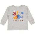 thumbnail image 3 of Inktastic Safari 3rd Birthday Boys or Girls Long Sleeve Toddler T-Shirt, 3 of 5