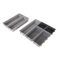 thumbnail image 4 of Silverware Drawer Organizer, Multifunction Silverware Tray Sturdy Plastic 5 Pieces  For Cafe, 4 of 8