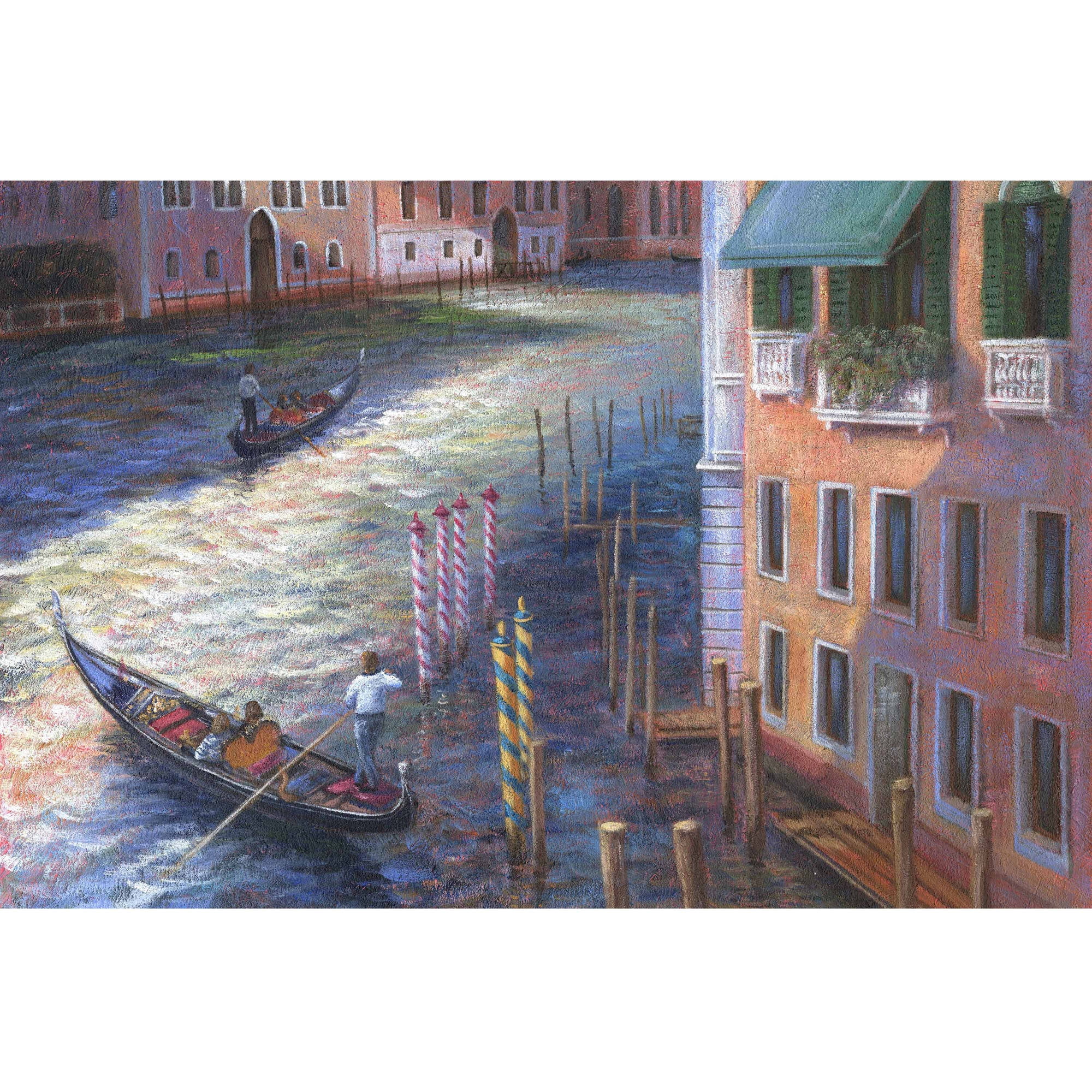 "Grand Canal" Painting Print on Wrapped Canvas