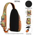 thumbnail image 3 of Paisley Chic Vintage Crossbody Bag – Pattern Boho Retro Ethnic Floral – Abstract Decorative Mandala Exotic Bohemian Rustic Design – Lightweight & Adjustable Strap, 3 of 6