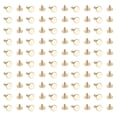 thumbnail image 2 of 50 Set Binding Rivet DIY Screwback Cap Rivet Book Binding Screws Flat Belt Screw Rivets for Leathercraft Belt Account Book Photo Album, 2 of 7