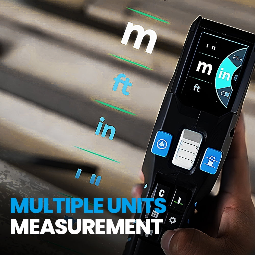 Mileseey Digital Laser Tape Measure DTX10 3-in-1 330Ft Auto Lock
