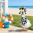 thumbnail image 6 of Porch Goose Outfits, Outdoor White Goose Statue with Costume set Garden Decor, for Holiday Porch ,Gooses Clothes Yard Accent for Home Decors Housewarming Gifts, 6 of 9