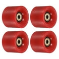 thumbnail image 1 of Unique Bargains Roues de Longboard 60mm avec Roulements ABEC-11 Roues de Rue pour Skateboards Cruiser 80A, Rouge Doré Lot de 4, 1 of 4