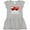 AC-Heather Grey, variant on Inktastic Firefighter Childs Little Volunteer Girls Toddler Dress