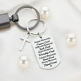 thumbnail image 6 of Inspirational Christian Keychain Bible Verse Key Chain for Daughter Son Graduation Birthday Gifts for Men Women Christian Religious Scripture Gifts for Friend Baptism Gifts First Communion Gifts, 6 of 7