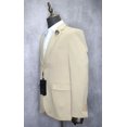 thumbnail image 4 of Men's T.R. Premium Solid Sand/Beige Casual Slim Fit Blazer TRB-752, 4 of 4