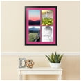 thumbnail image 2 of ArtToFrames Collage Photo Picture Frame with 4 - 8.5x11" Openings, Framed in Black with Tulip and Black Mats (CDM-3926-564), 2 of 8