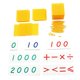 thumbnail image 2 of Juguetes para contar Montessori,Juguetes matemáticos Montessori Ayuda para la enseñanza de matemáticas,Matemáticas Cuentas Educativas Tempranas Laberinto Juguetes Regalos,Número de Amarillo, 2 of 8