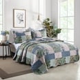 thumbnail image 2 of MarCielo  3 Piece Printed Quilt Set Lightweight Bedspread Set B026 Queen, 2 of 5