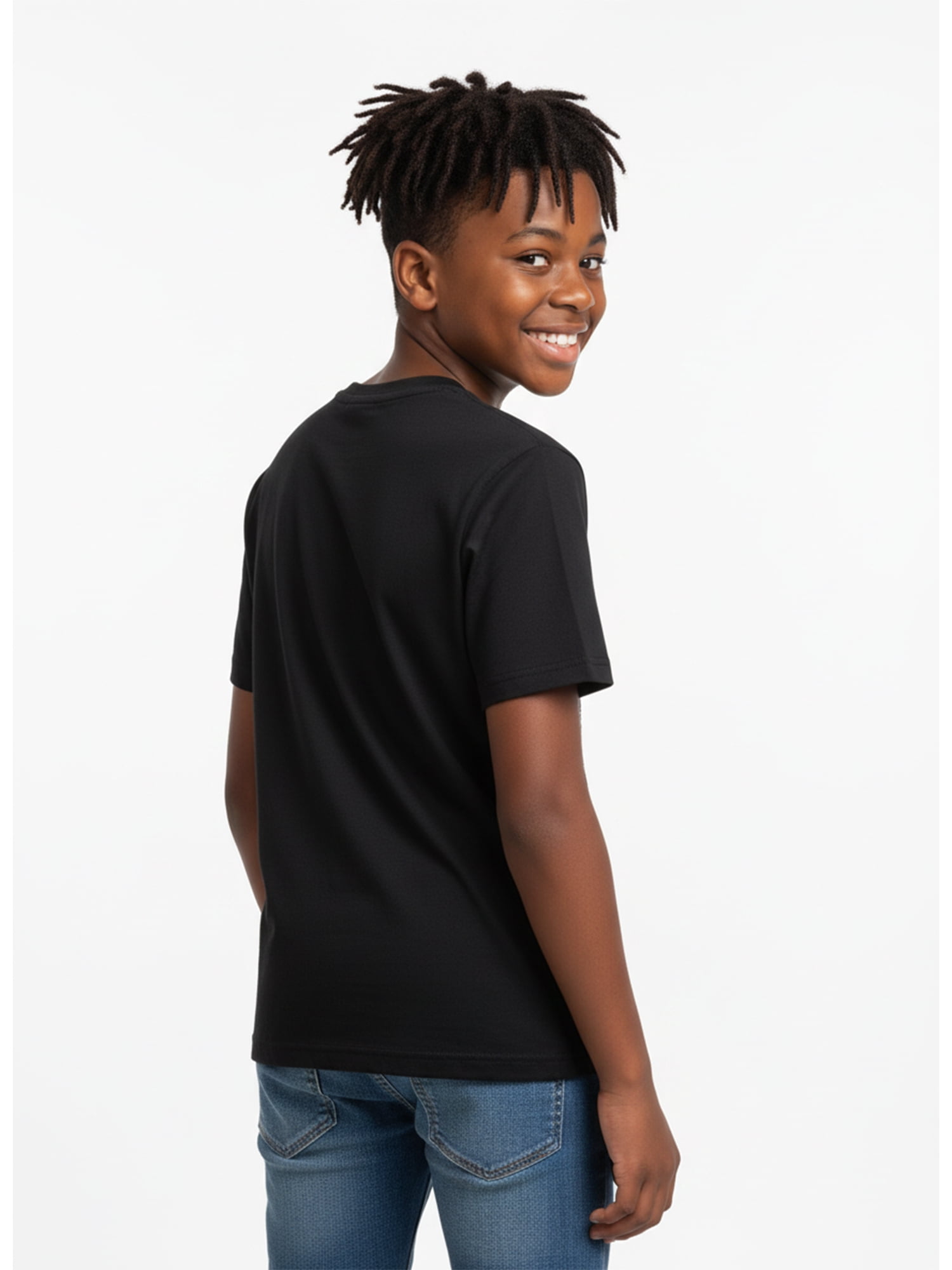 Spider-Man, Boys' & Big Boys', Miles Repeated, Short Sleeve, Graphic T-Shirt, Sizes 4-18