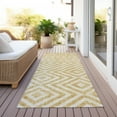 thumbnail image 6 of Addison Rugs Chantille Indoor/Outdoor Transitional Geometric Gold Washable Runner Rug, 2'3" x 7'6", 6 of 6