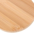 thumbnail image 3 of bandejas de madera para servir, redondas, rústicas, para comida, aperitivos y frutas., 3 of 7