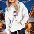 thumbnail image 1 of Cowsor Cute Hoodie for Teen Girls Trendy Bow Print Preppy Hooded Sweatshirts Kids Pullover Long Sleeve School Outfits, 1 of 6